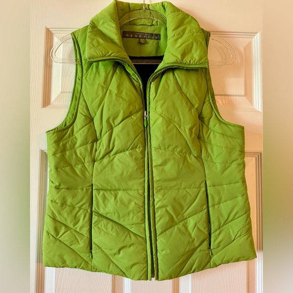 Kenneth Cole Reaction Green Quilted Vest - Picture 1 of 5